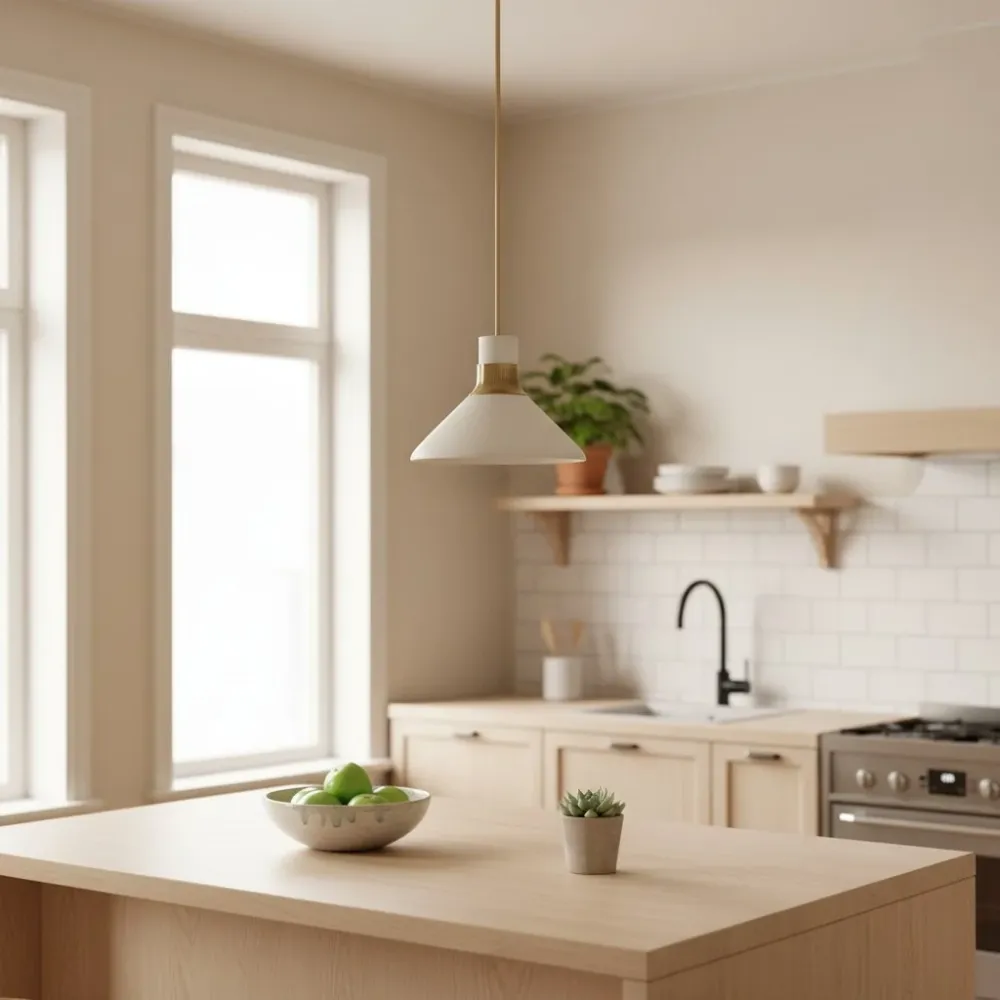 Candeeiro Suspenso de Porcelana Ajustável Moderno Selwyn At Ease Home Life