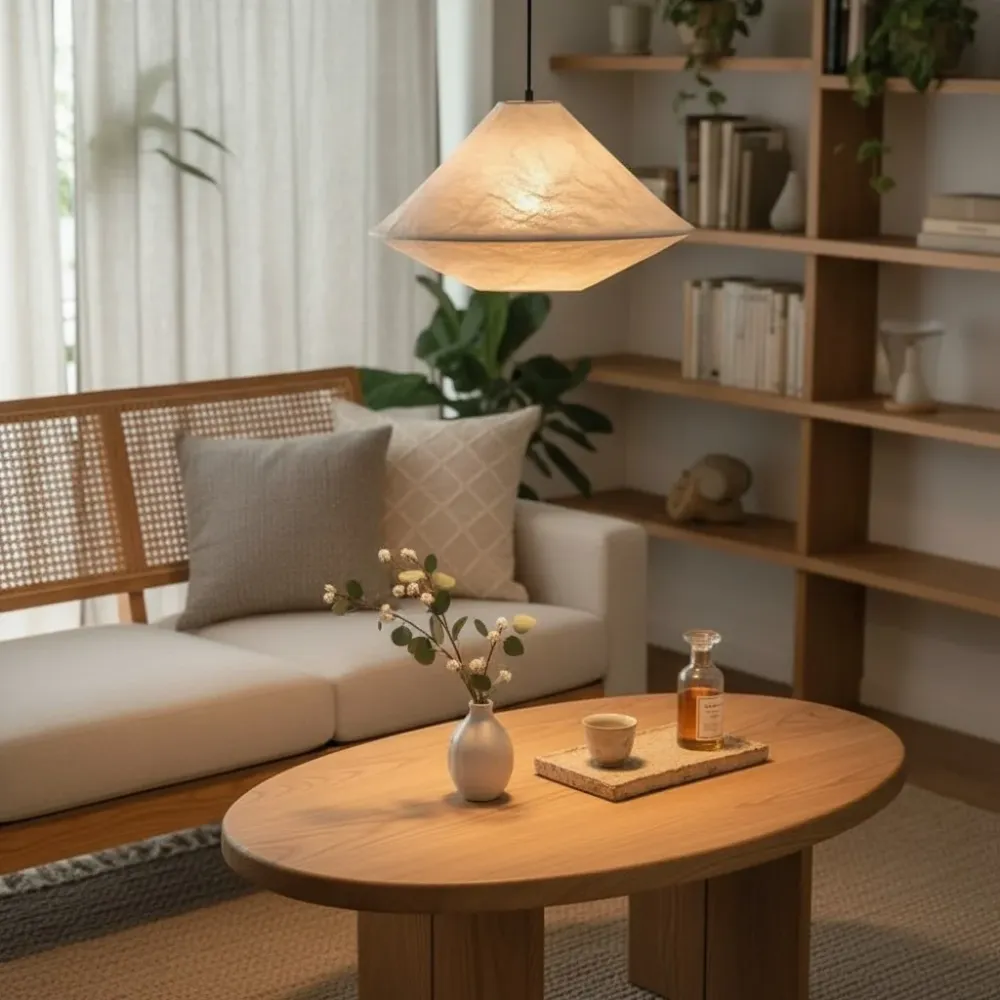 Candeeiro Suspenso de Tecido Dobrável Vespera Soft At Ease Home Life