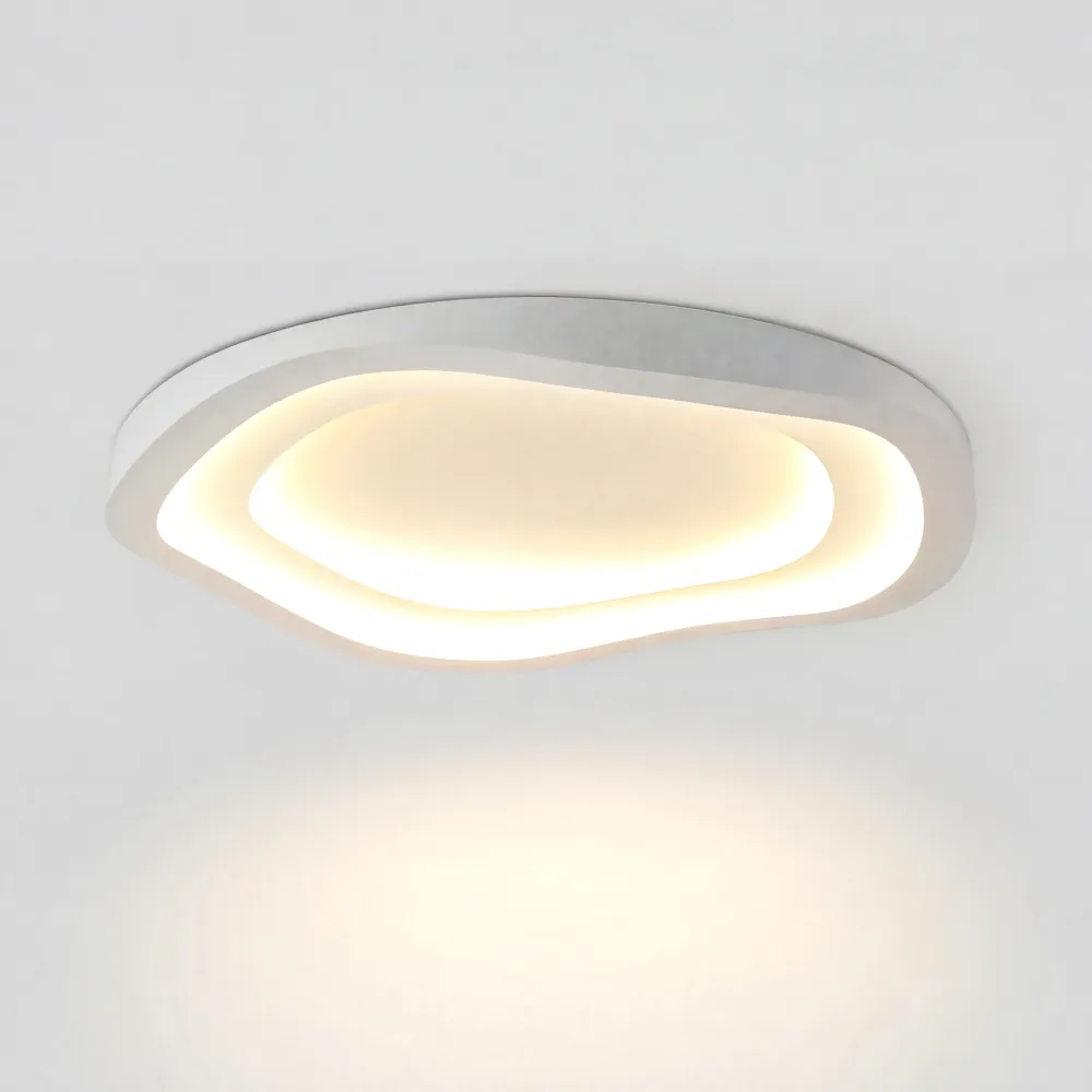 Elionis Candeeiro de Teto LED com Design Minimalista de Ondas At Ease Home Life