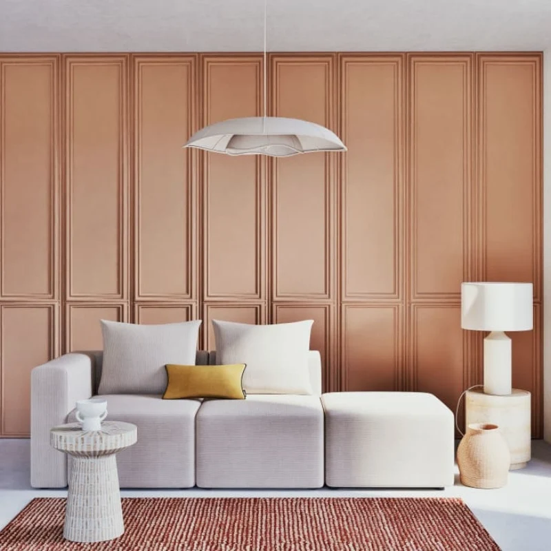Elunira Candeeiro Suspenso Minimalista de Linho Branco At Ease Home Life