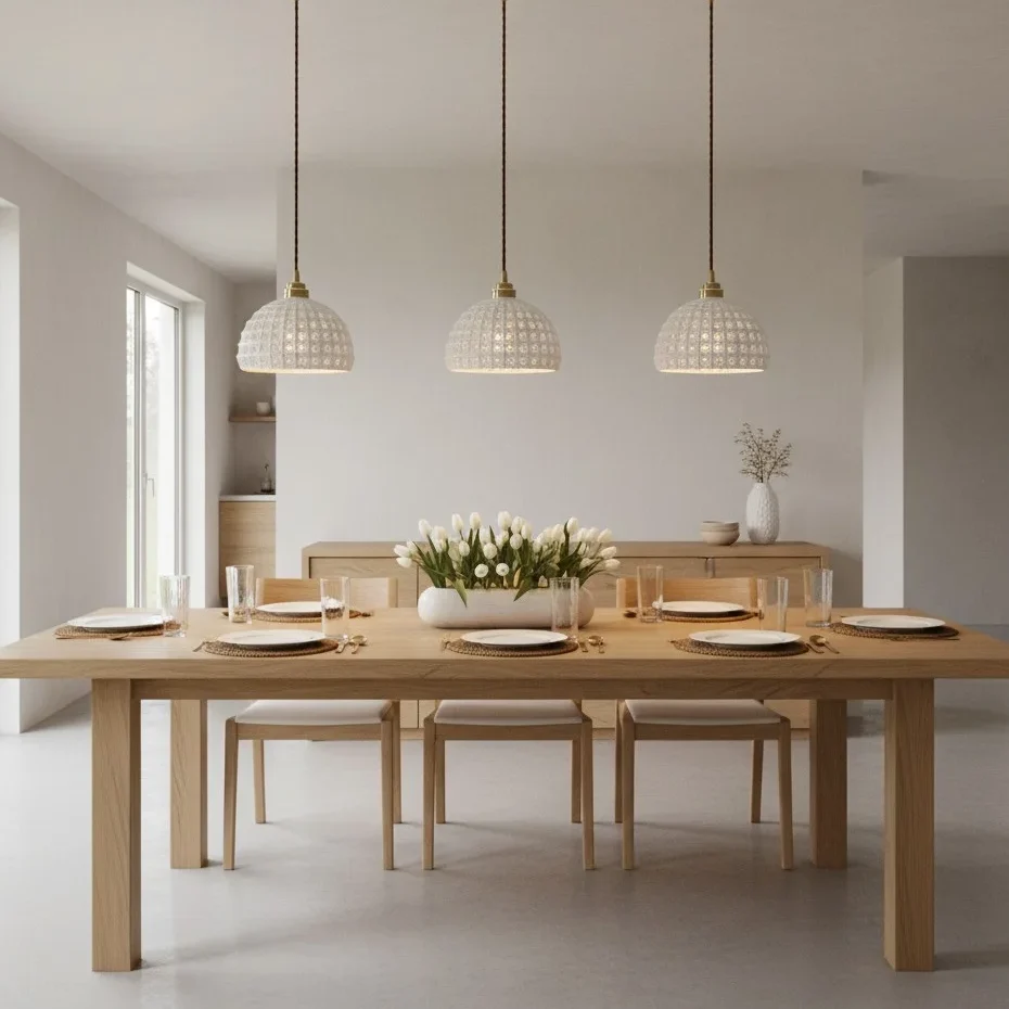 Lâmpada Suspensa Oval em Gaiola de Cerâmica Moderna Solena At Ease Home Life
