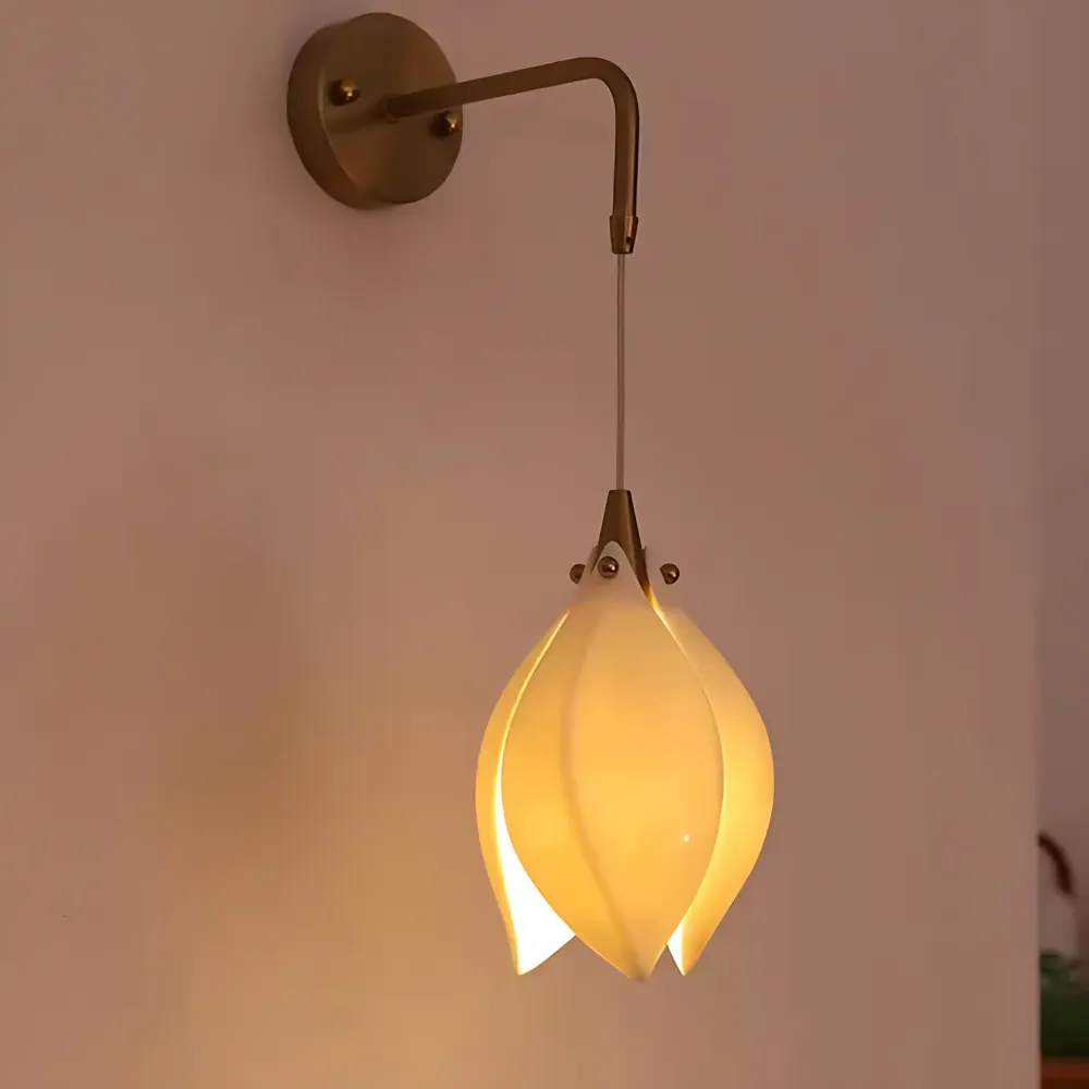 Luminária de Parede em Forma de Flor Cerâmica Pyrfyre At Ease Home Life