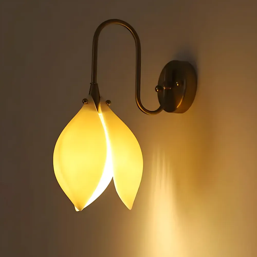 Luminária de Parede em Forma de Flor Cerâmica Pyrfyre At Ease Home Life