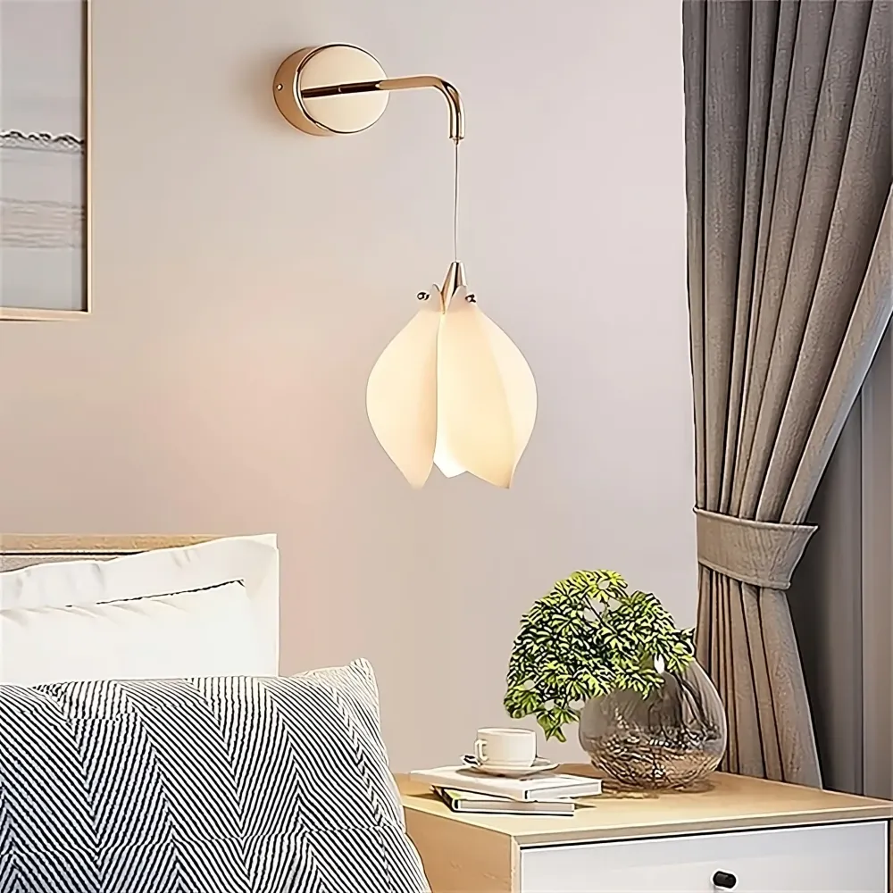 Luminária de Parede em Forma de Flor Cerâmica Pyrfyre At Ease Home Life