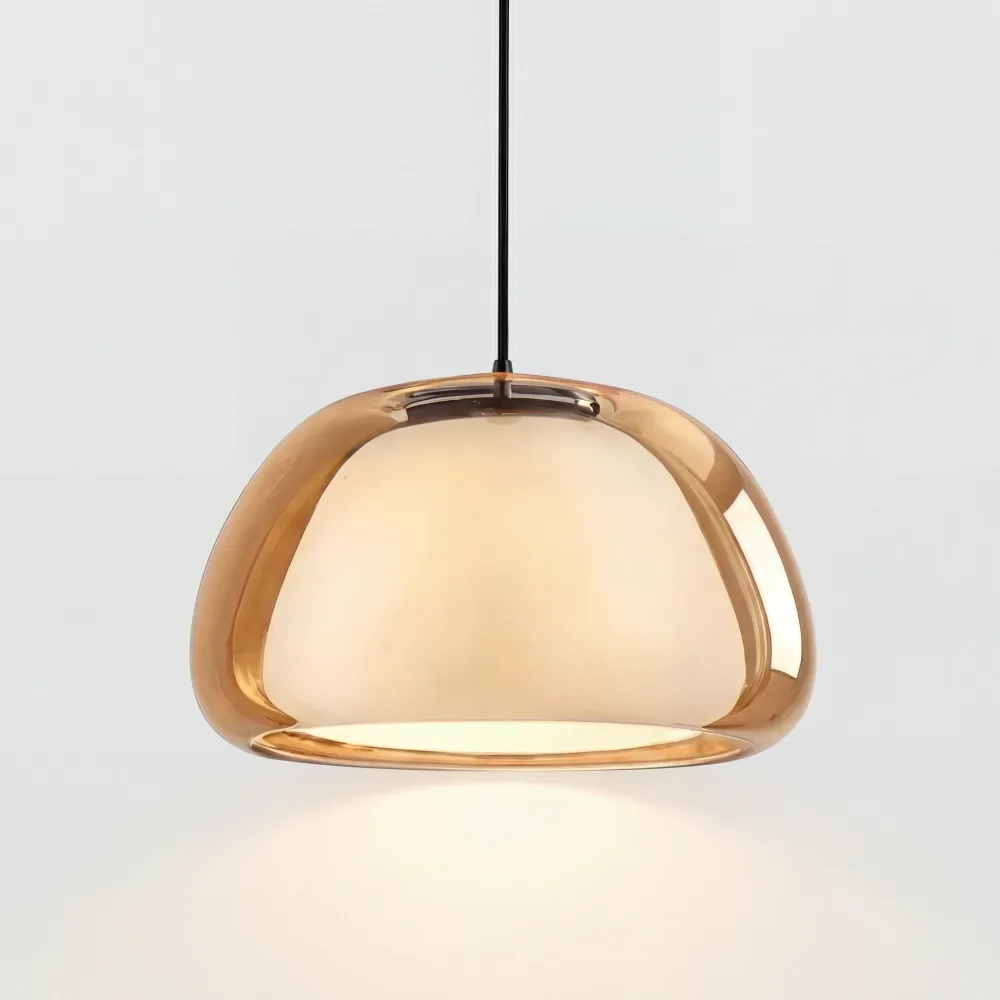 Luminária Pendular de Vidro em Cúpula Cristalina Zephyra Dia At Ease Home Life
