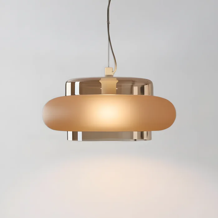 Luminária de Teto em Vidro Camadas Modernas Annika At Ease Home Life