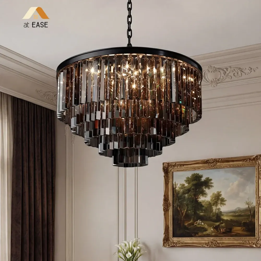 Lustre de Cristal Vintage de Luxo Aeryvon At Ease Home Life