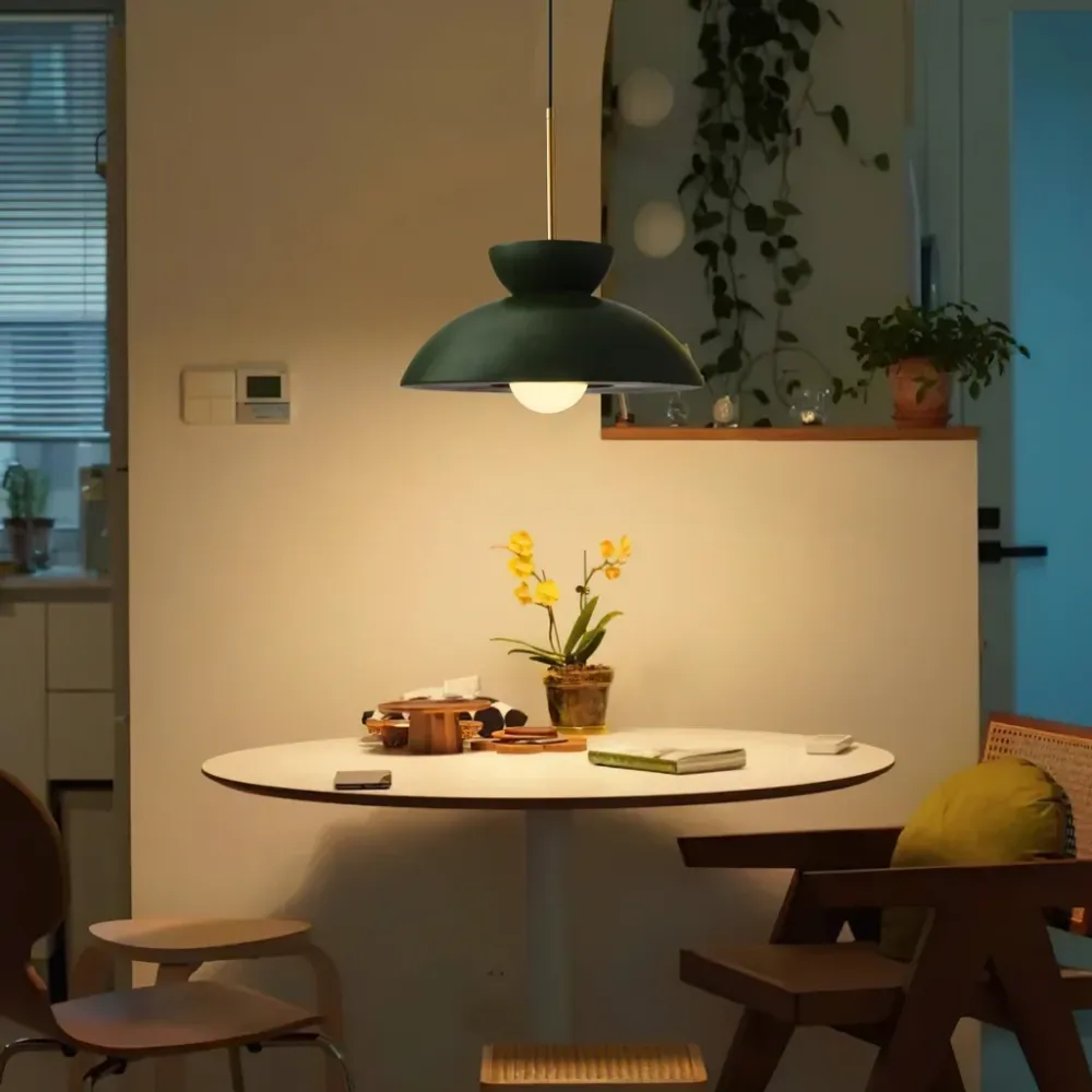 Njord Augustus Nordic Minimalista Candeeiro de Suspensão em Resina At Ease Home Life