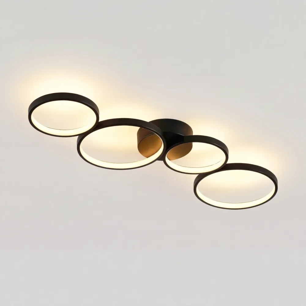 Tharniel Candeeiro de Teto LED Circular Minimalista At Ease Home Life