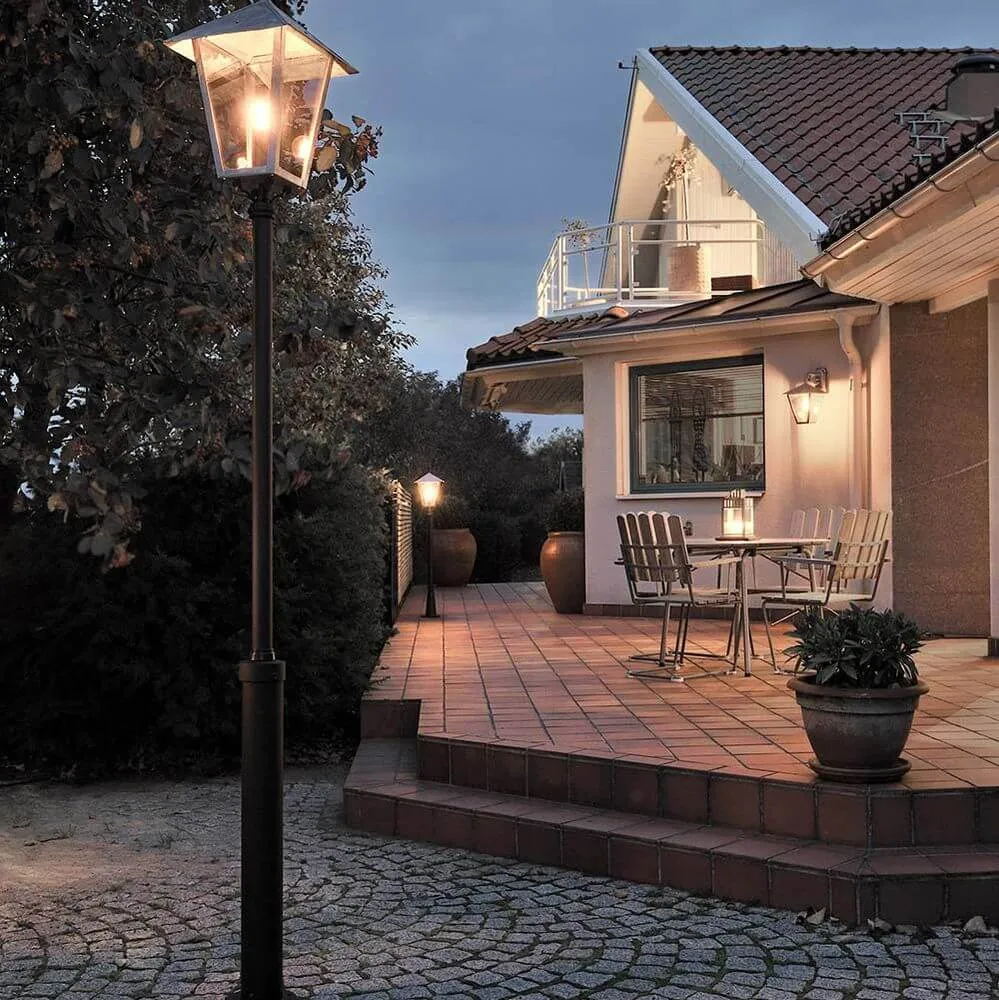 Benu Stage Light de ço galvanizado, vidro acrílico colorido por fumaç
