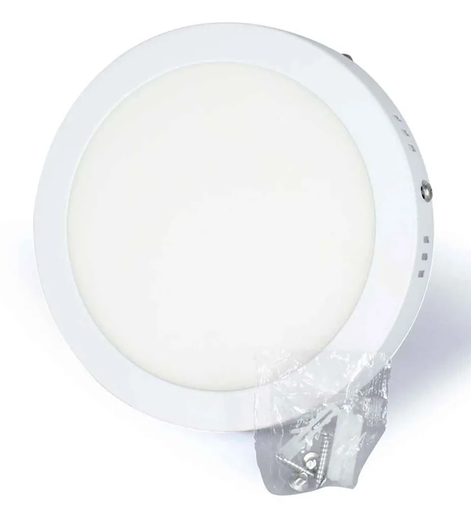 Luminario Mini Panel Led Redondo 6W 3000K Luz Calida Boomer