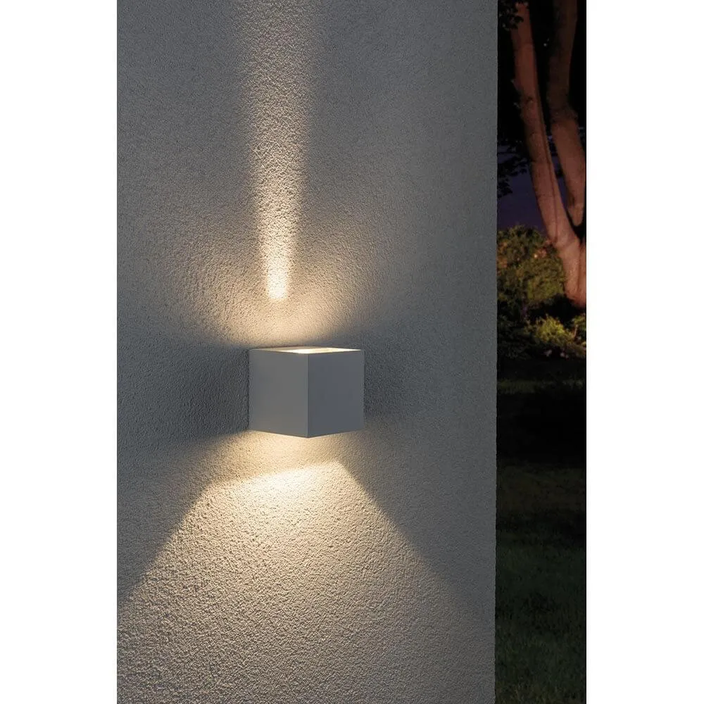 Brigando de parede LED CYBO ANGLULE 2X3W WHITE 80X80MM