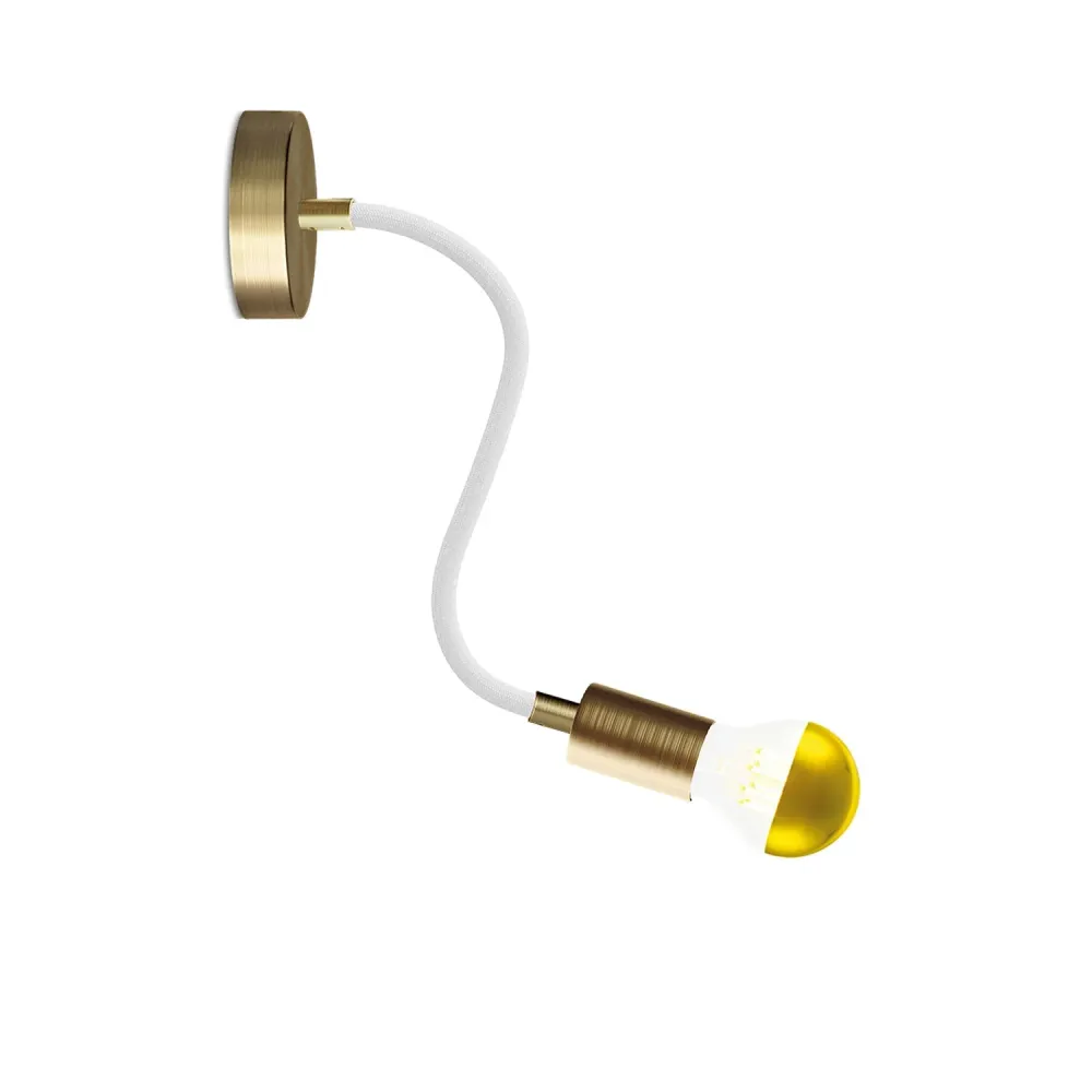 Candeeiro Flex 30 com lâmpada Goccia - Bronze escovado