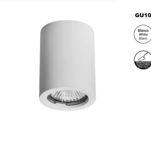 Candeeiro de gesso para teto - GU10