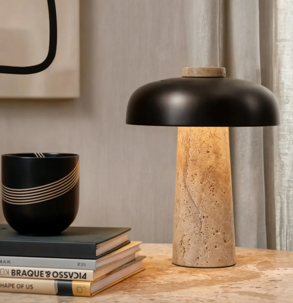 Candeeiro de Mesa Amara Moderne - Elegância Intemporal e Versatilidade