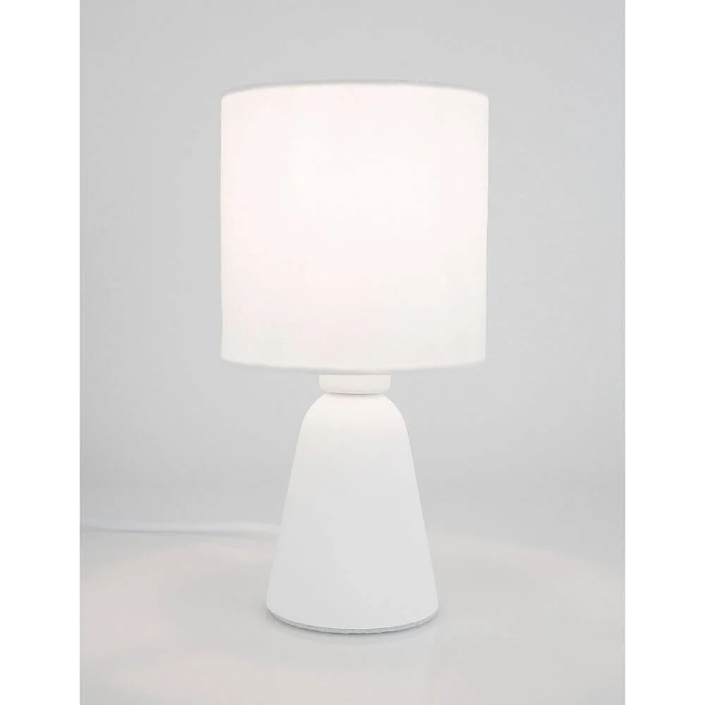 Candeeiro de mesa em gesso Orion branco