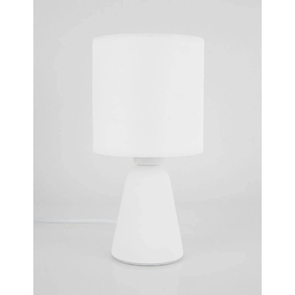 Candeeiro de mesa em gesso Orion branco