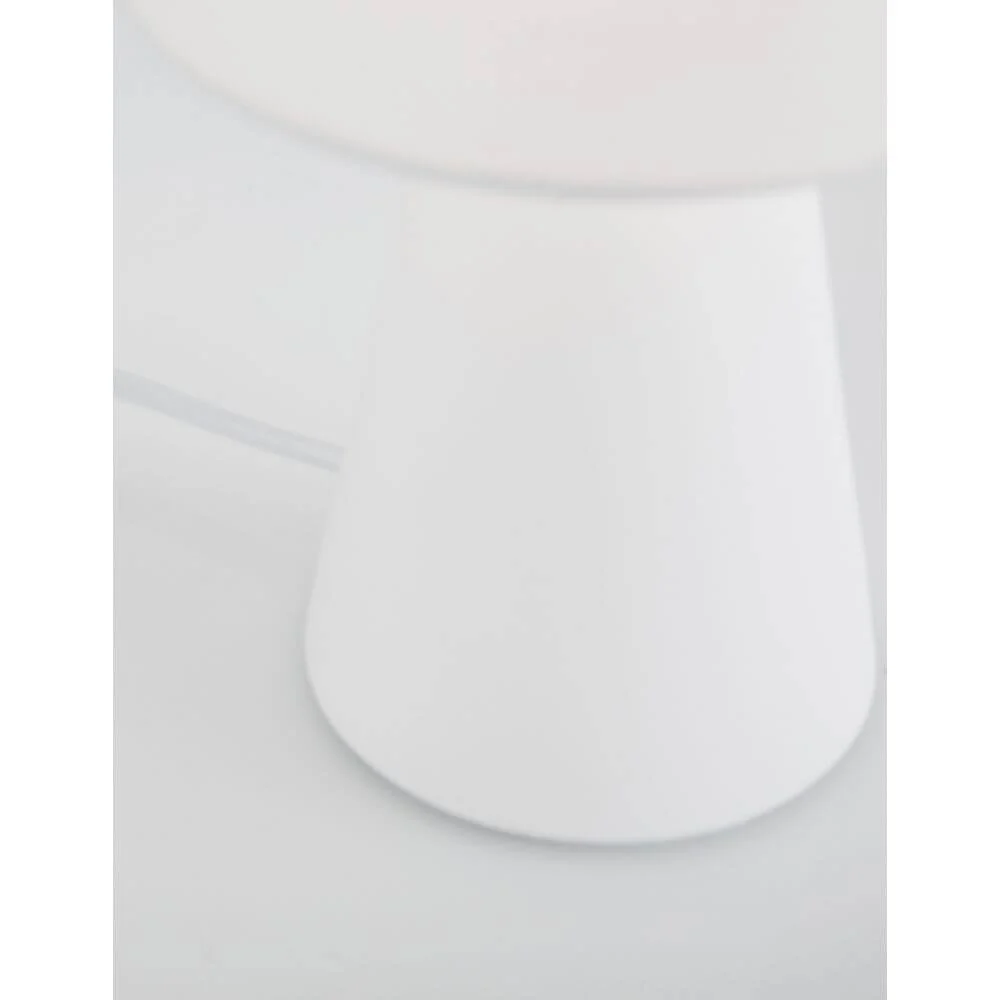 Candeeiro de mesa em gesso Orion branco