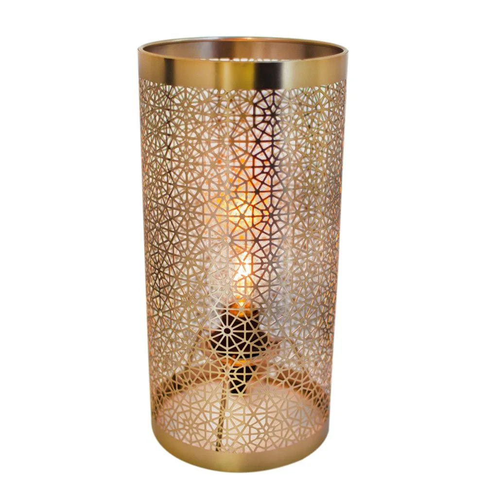 Candeeiro de mesa Hermine 28cm latão
