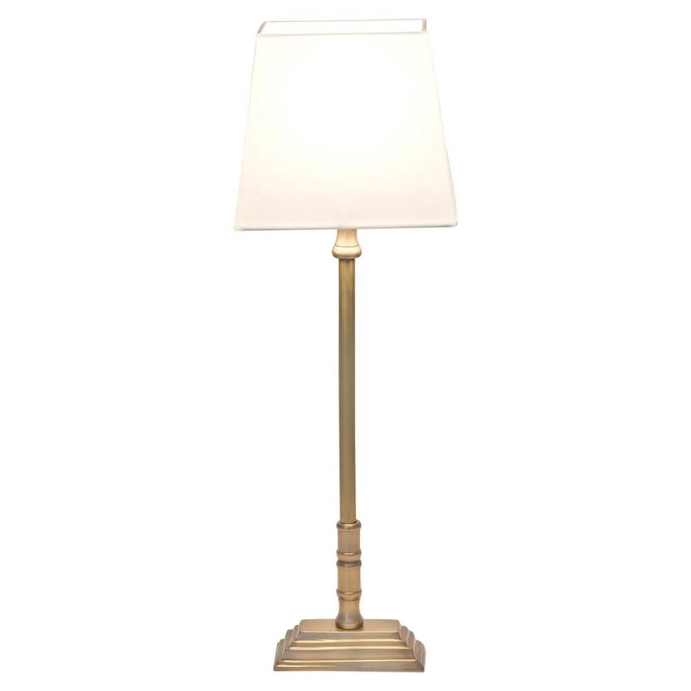 Candeeiro de mesa New York Tower em latão