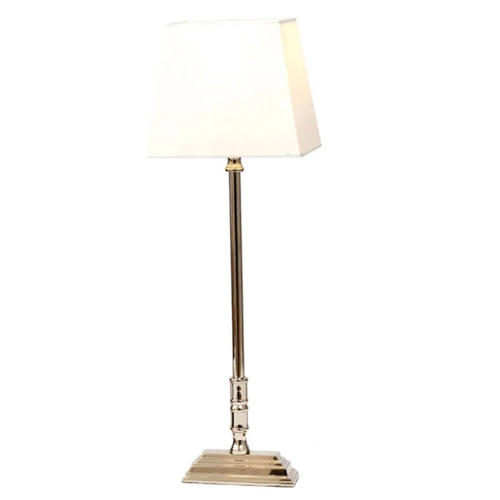 Candeeiro de mesa New York Tower prateado