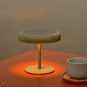 Candeeiro de mesa portátil bateria solar, sem fios, verde, exterior e interior - Elmer - Nordlux