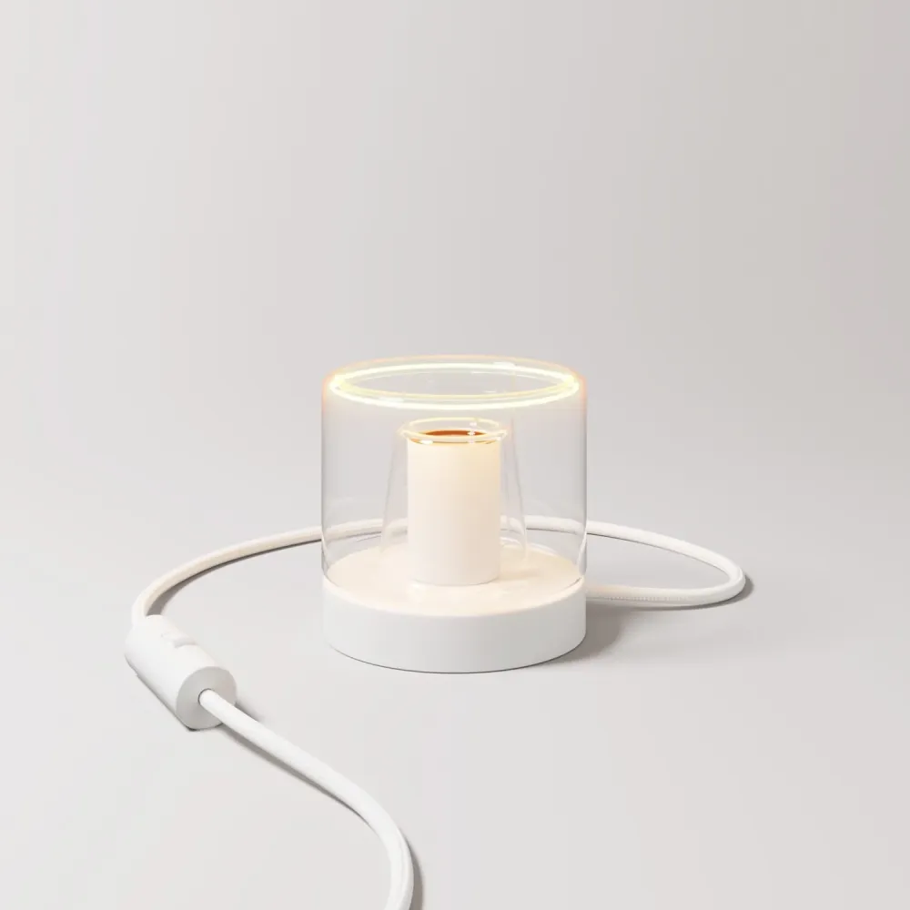 Candeeiro de mesa Posaluce Ghost - Branco