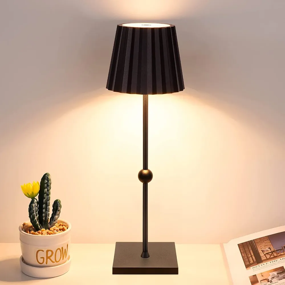 Candeeiro de Mesa Sem Fios com LEDs Reguláveis Continuamente