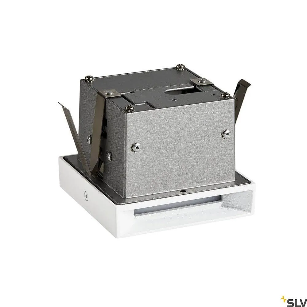 Candeeiro de parede LED de embutir Quad Frame Branco