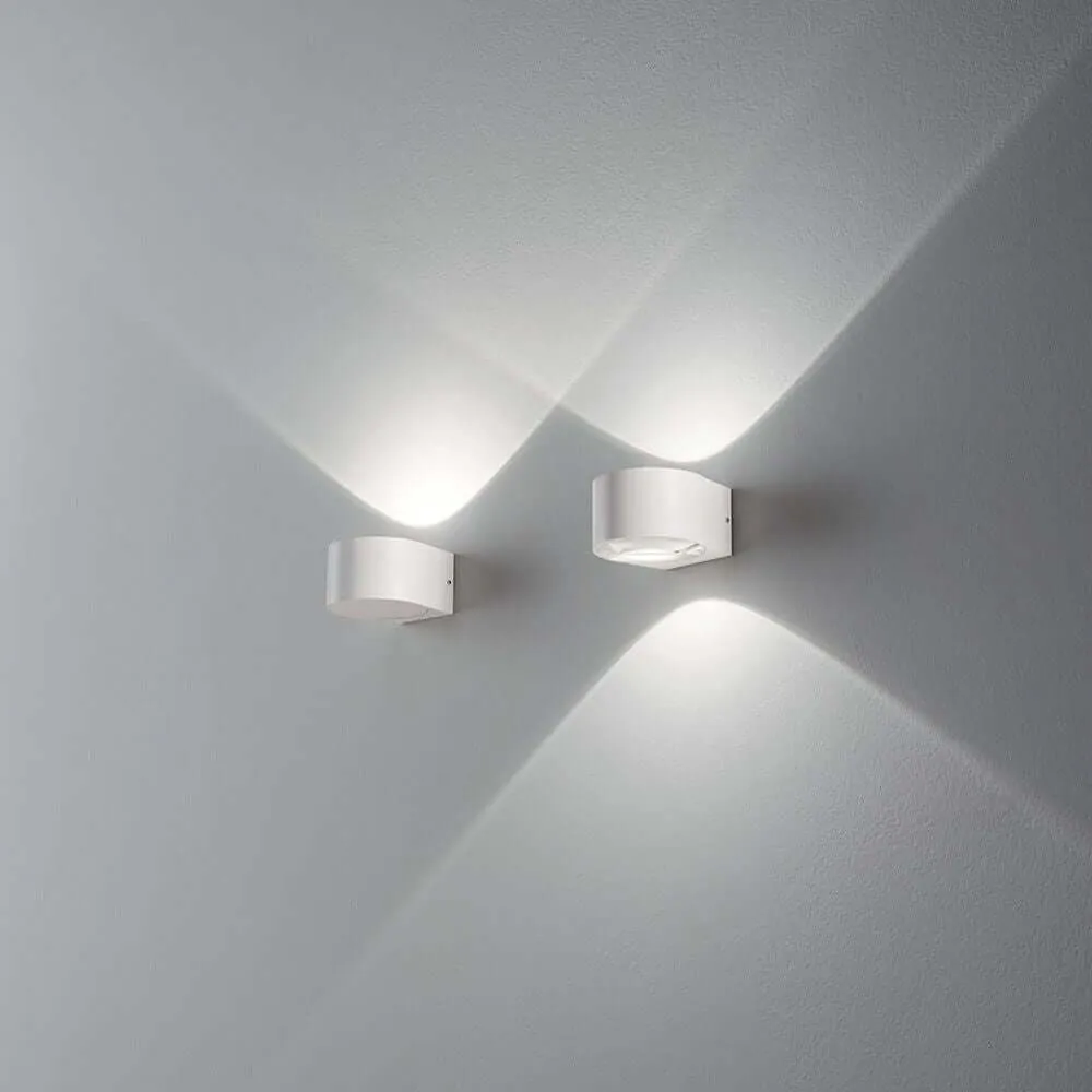 Candeeiro de parede LED Lao com luz inferior e superior