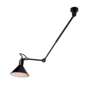 Candeeiro de Parede 1L STEEL BLACK PZA19219 Zambelis preto