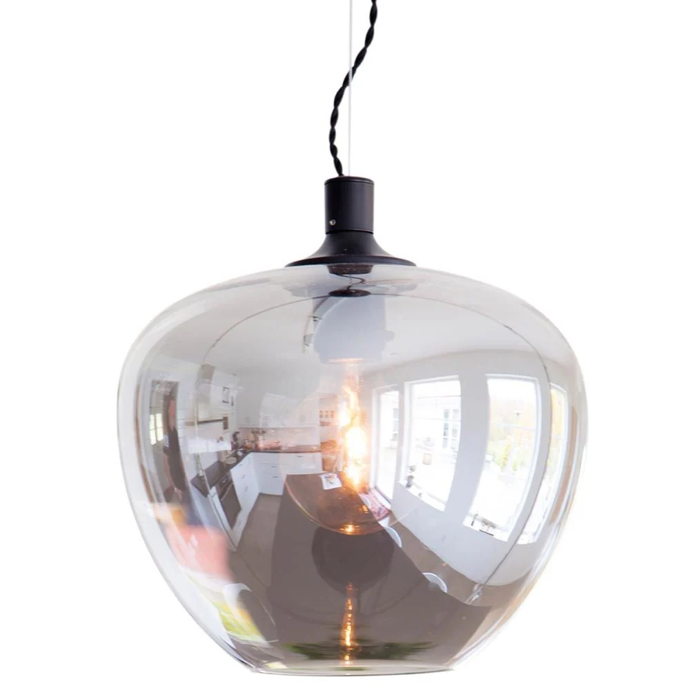 Candeeiro suspenso Bellissimo Ø 28cm Cor de fumo