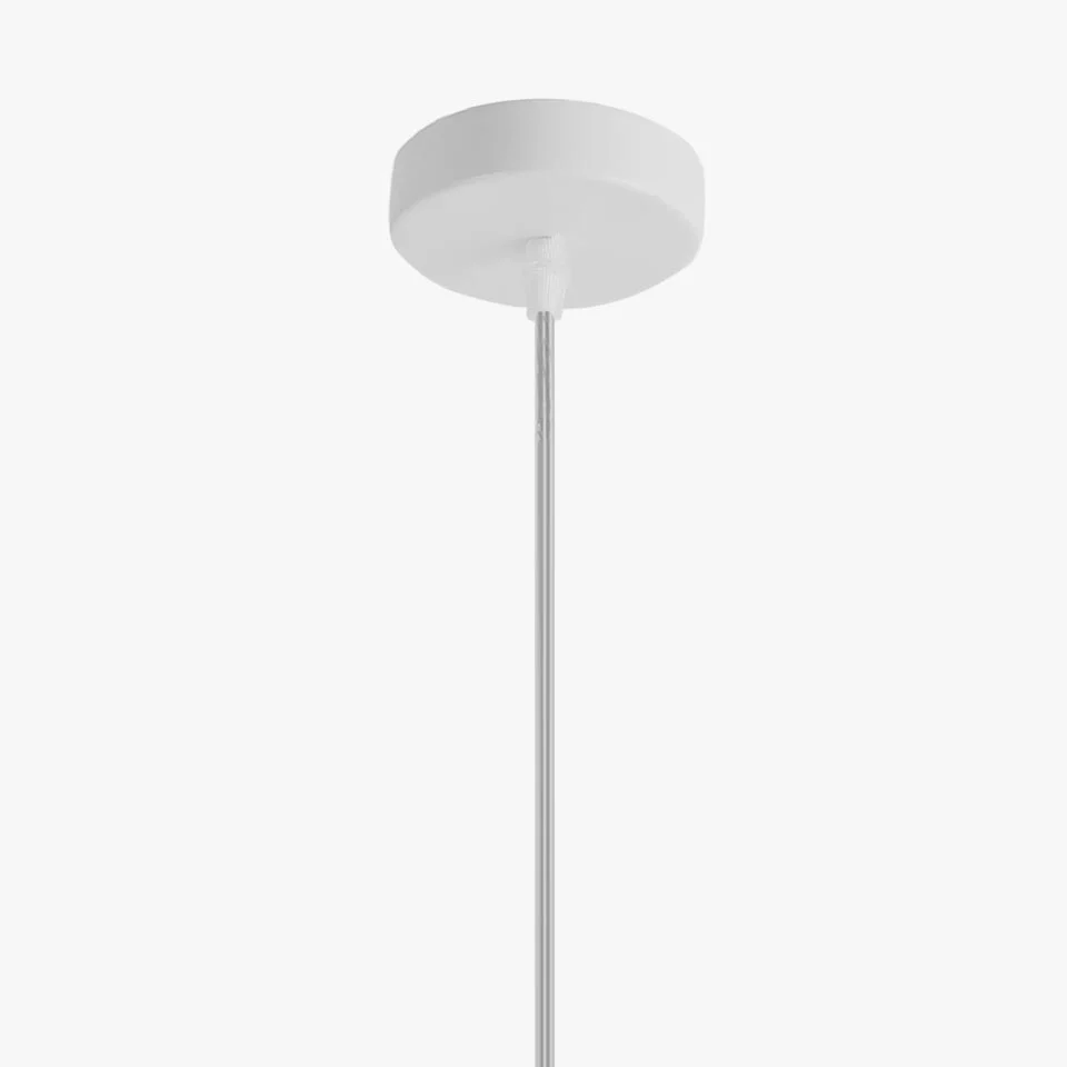 Candeeiro Suspenso KORVA Branco D.42.5x18cm