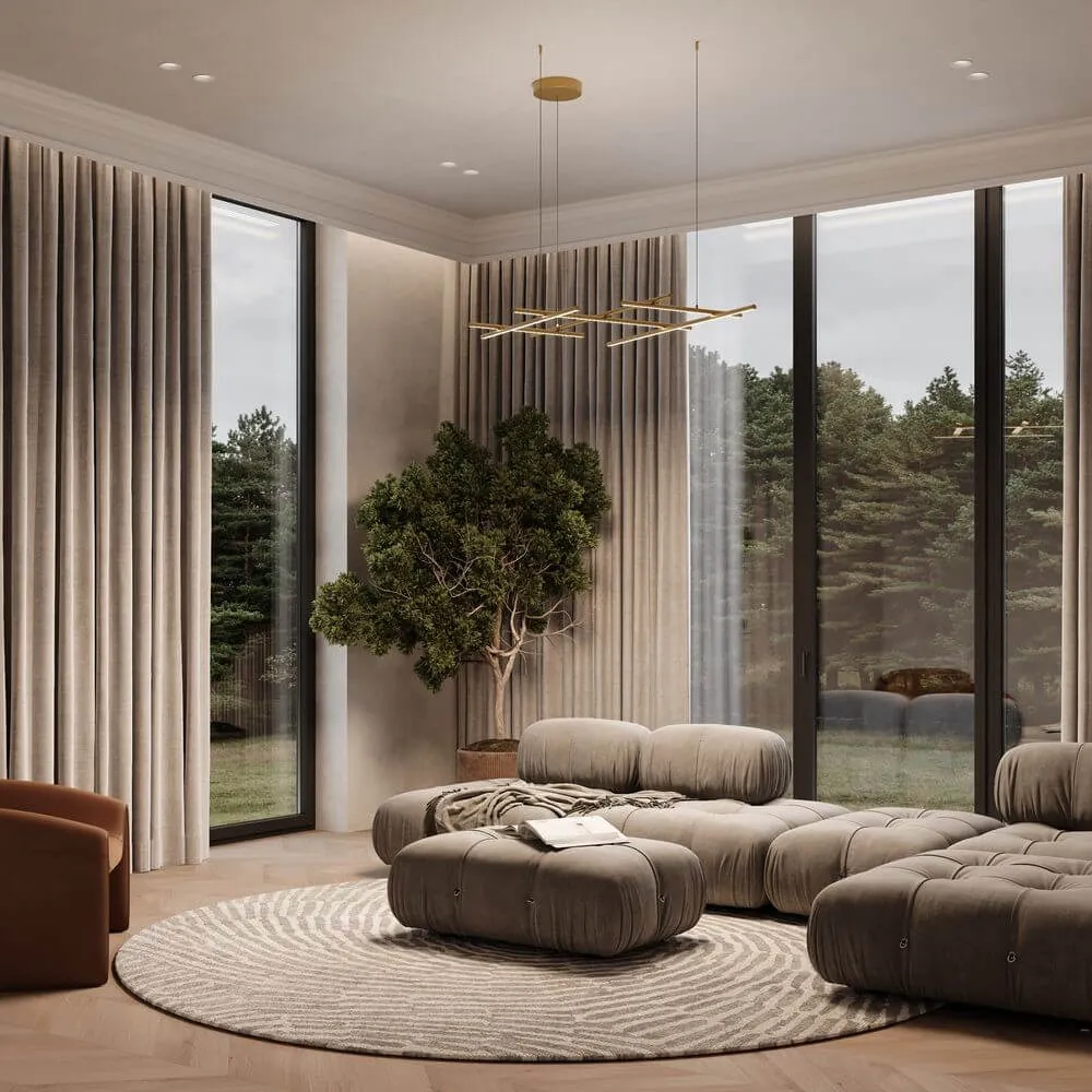Candeeiro suspenso LED Radiance Gold 3000K