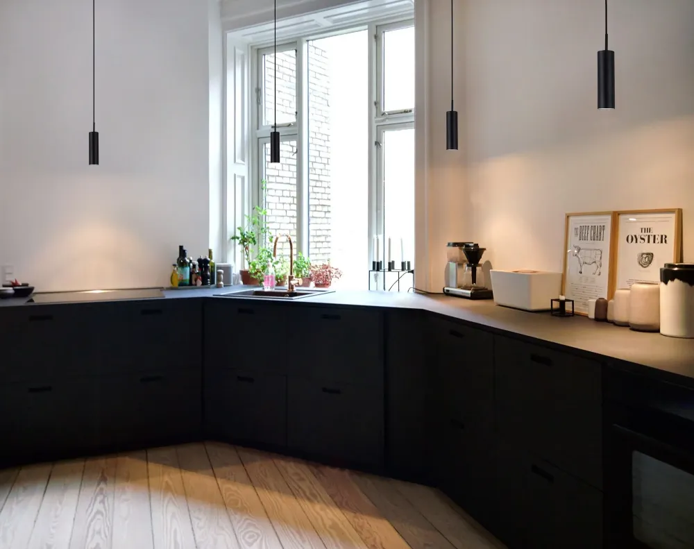 Candeeiro suspenso Mib 6, foco orientável, cabo ajustável até 3mts. preto - Nordlux