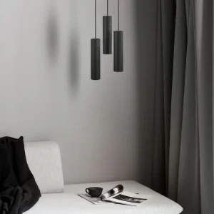 Candeeiro suspenso preto Tilo 3 - Nordlux