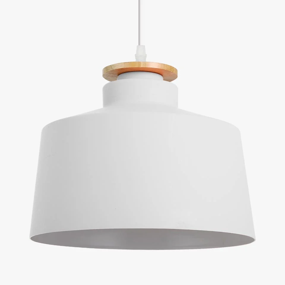 Candeeiro Suspenso SIBILO Branco D.30x24cm