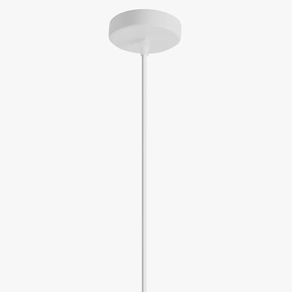 Candeeiro Suspenso SIBILO Branco D.30x24cm