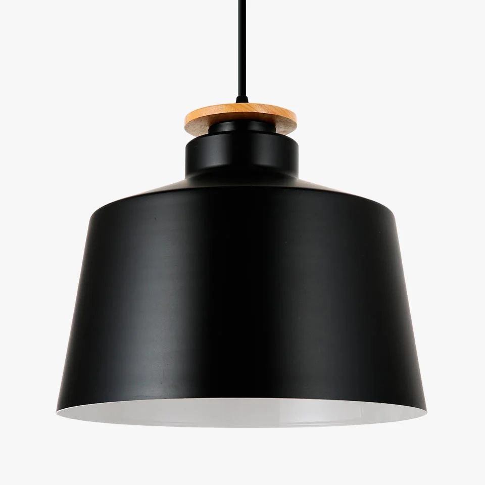Candeeiro Suspenso SIBILO Preto D.30x24cm