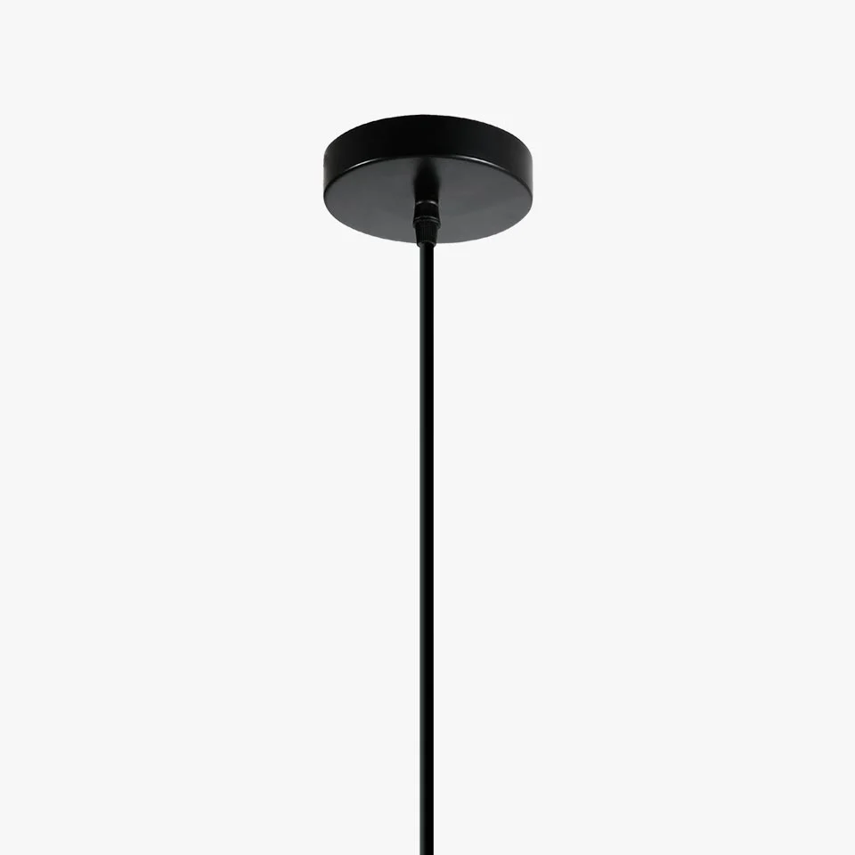 Candeeiro Suspenso SIBILO Preto D.30x24cm