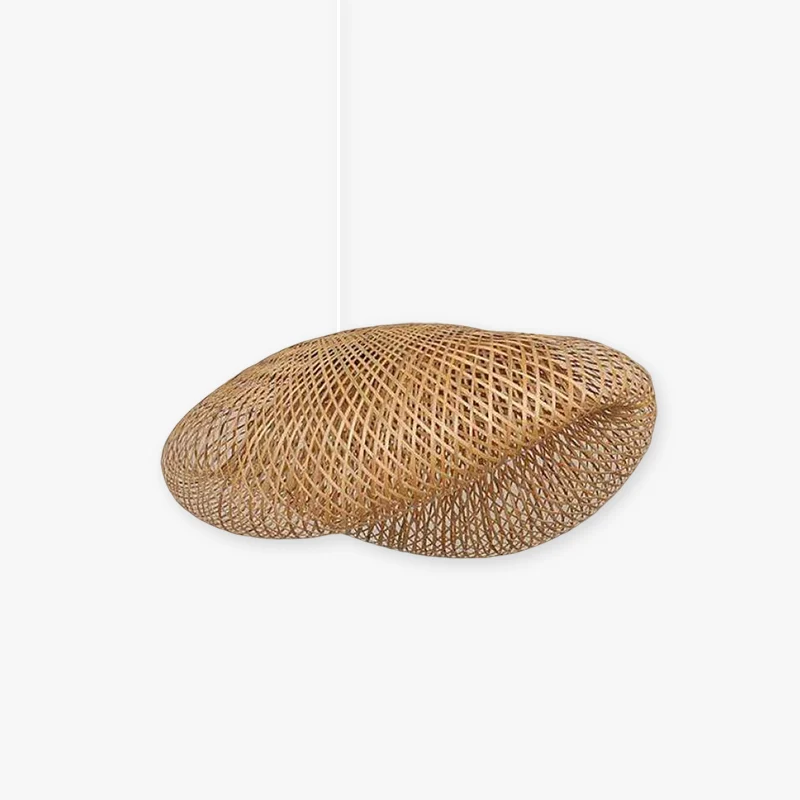 Candeeiro suspenso ZenBamboo LED Esferas de Bambu para Quarto