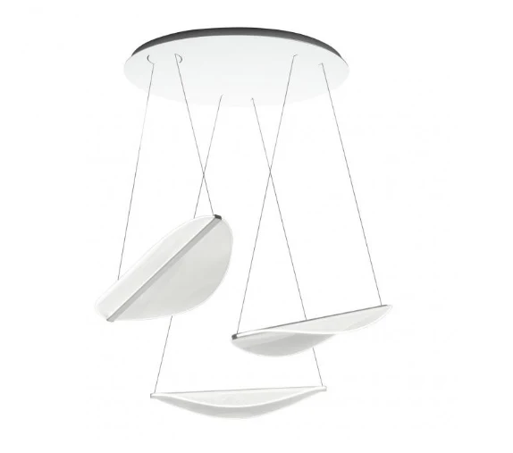 Candeeiro de Tecto Diphy_P 30w-led Branco Alumínio Stilnovo 8168