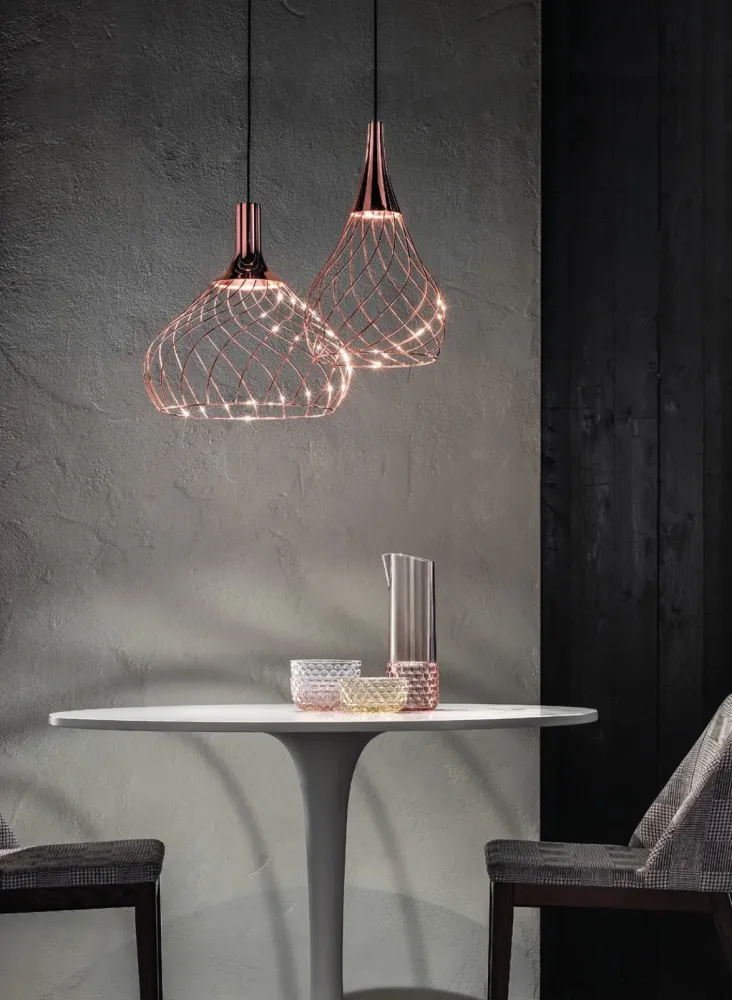 Candeeiro de Tecto Mongolfier Copper Stilnovo 8145
