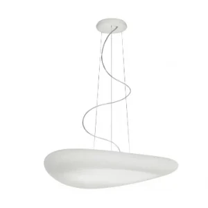 Candeeiro de Tecto Mr.Magoo led Branco Alumínio 520mm Stilnovo 8005