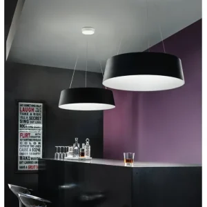 Candeeiro de Tecto Oxygen Preto LED Ø750mm Stilnovo 8094