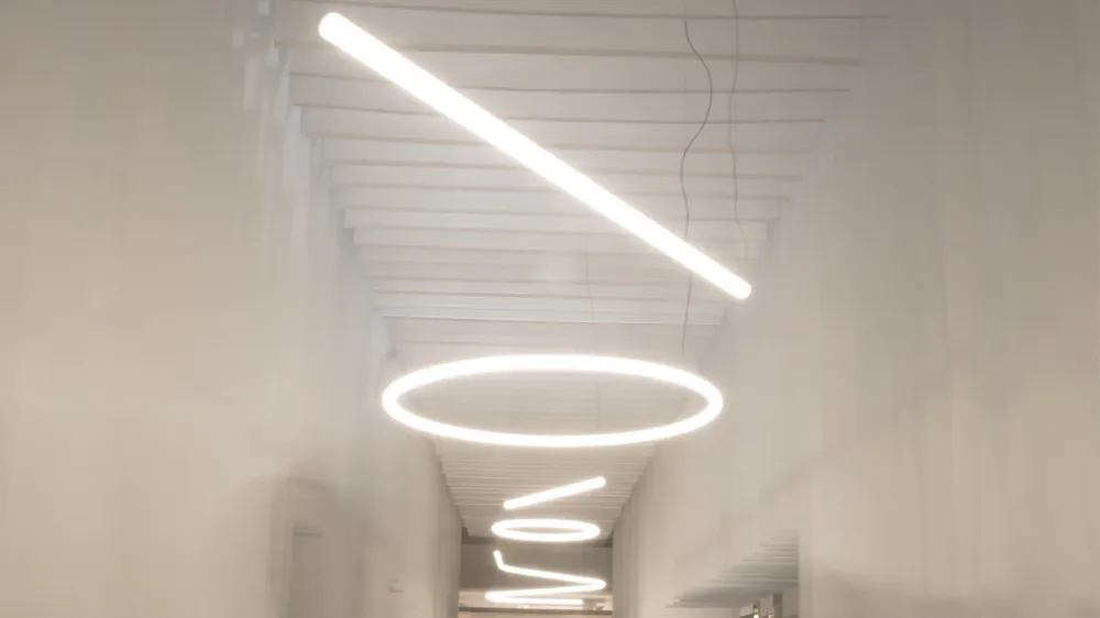 Candeeiro de Tecto Suspenso Artemide Alphabet Light Circular Ø155 1207000A