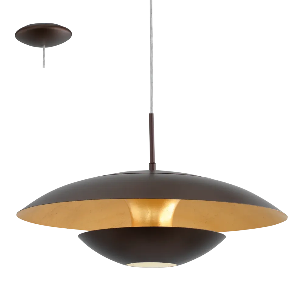 Candeeiro de Tecto Suspenso Eglo Nuvano Gold 95755