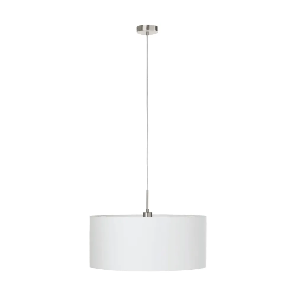 Candeeiro de Tecto Suspenso Eglo Pasteri Branco Ø530mm 31575