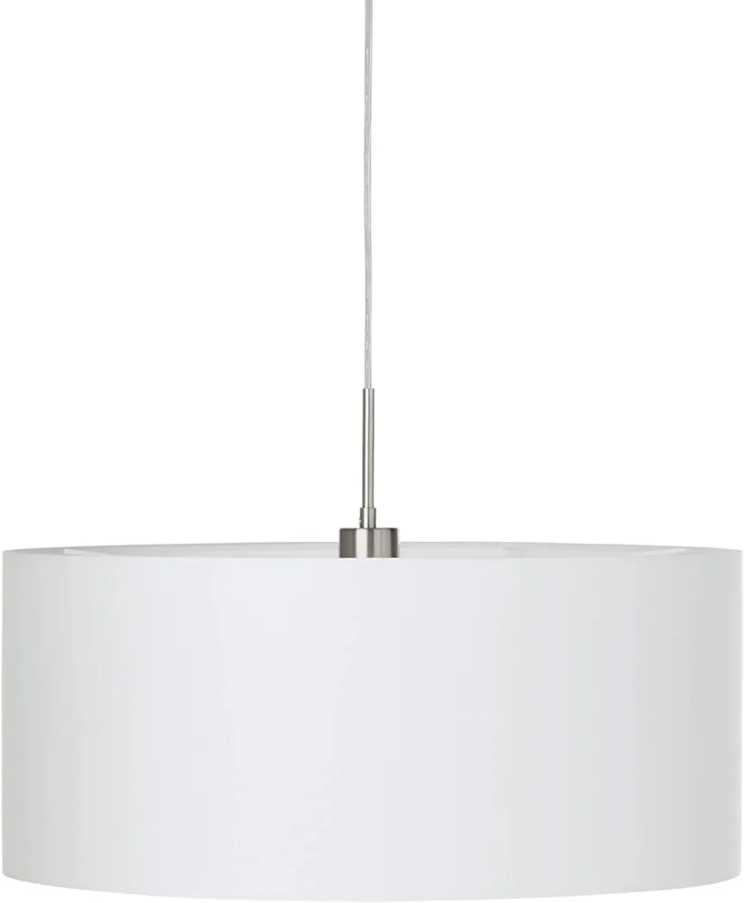Candeeiro de Tecto Suspenso Eglo Pasteri Branco Ø530mm 31575
