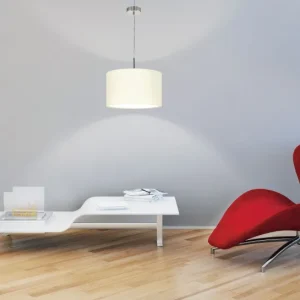 Candeeiro de Tecto Suspenso Eglo Pasteri Branco Ø380mm 31571